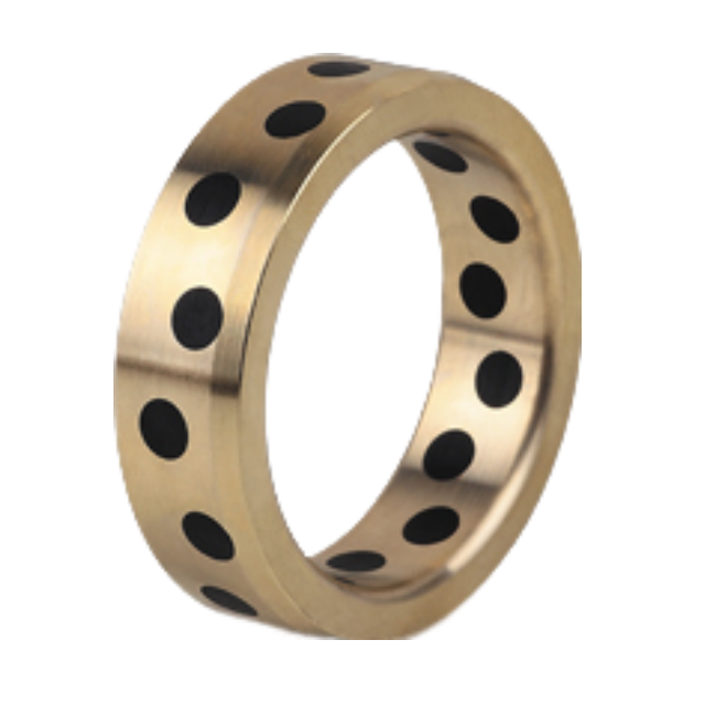 OEM bushing ultra-hard brass solid-lubricant embedded bearing