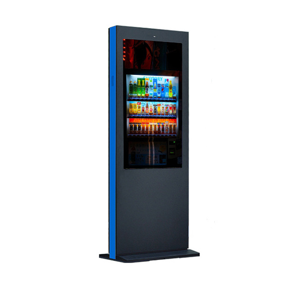 Free Standing Remote Control Electronic Billboard Outdoor LCD Display For Advertising Totem Digital Signage