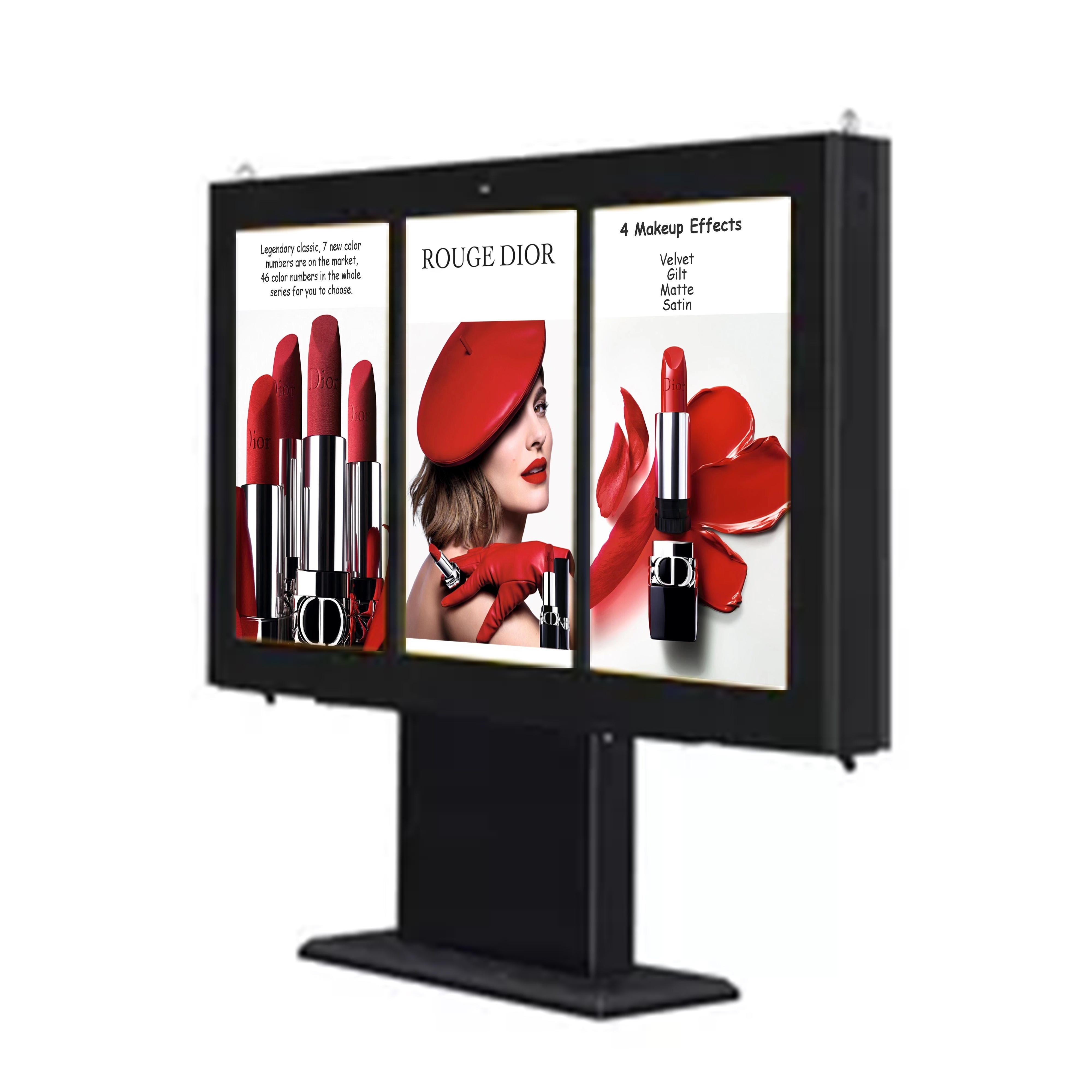 Outdoor Capacitive LCD Display Panels Big Display LCD splicing screen Restaurant menu outdoor lcd Signs waterproof