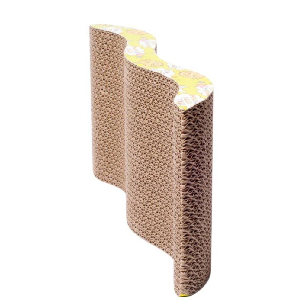 Recycle Corrugated Cat Scratcher Cardboard toy with Catnip