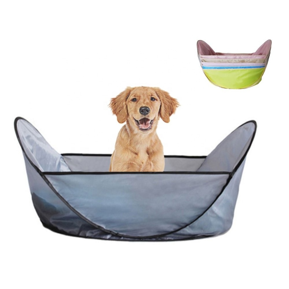 Collapsible Pet Shearing Bib Dog Hair Grooming Hammock Pet Home Bathtub