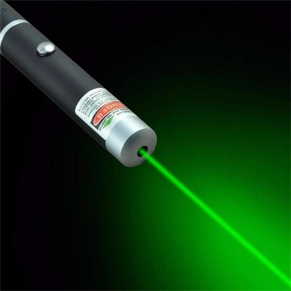 Red Green Purple Interactive LED  Cat Laser Pointer Pen Powered by 2 AAA Battery