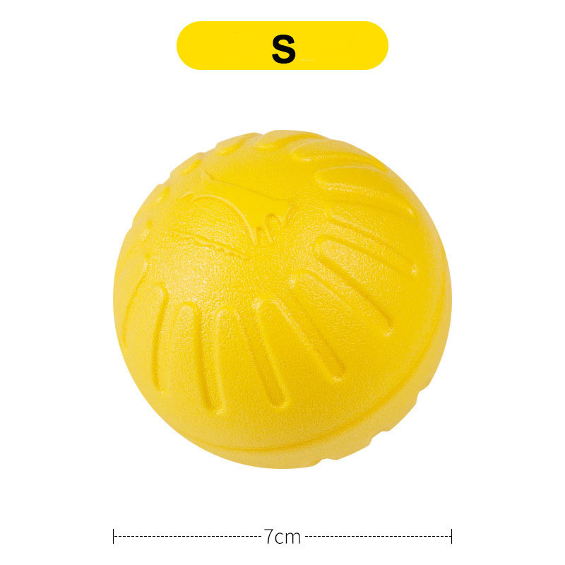 Pet Bite Resistant Chew EVA foam solid dog ball for training playing