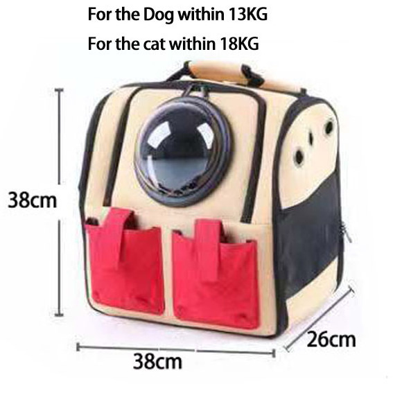 New Portable Travel Pet Cat Carrier Backpack Breathable Bubble Cat Backpack