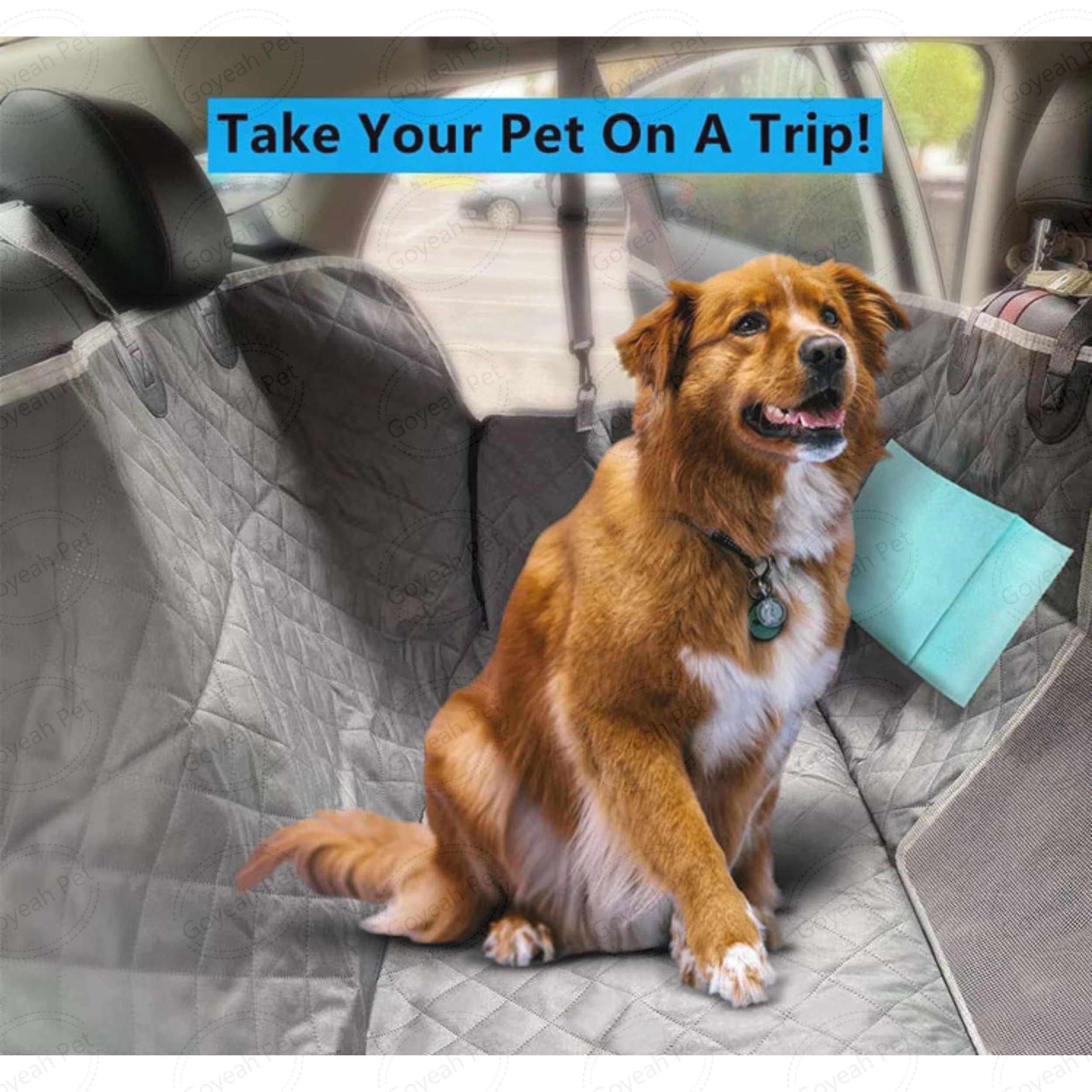 Wholesale Sliproof Car Dog Cushion Durable Safe Pet Sitting Pad Car Seat with Seat Belt