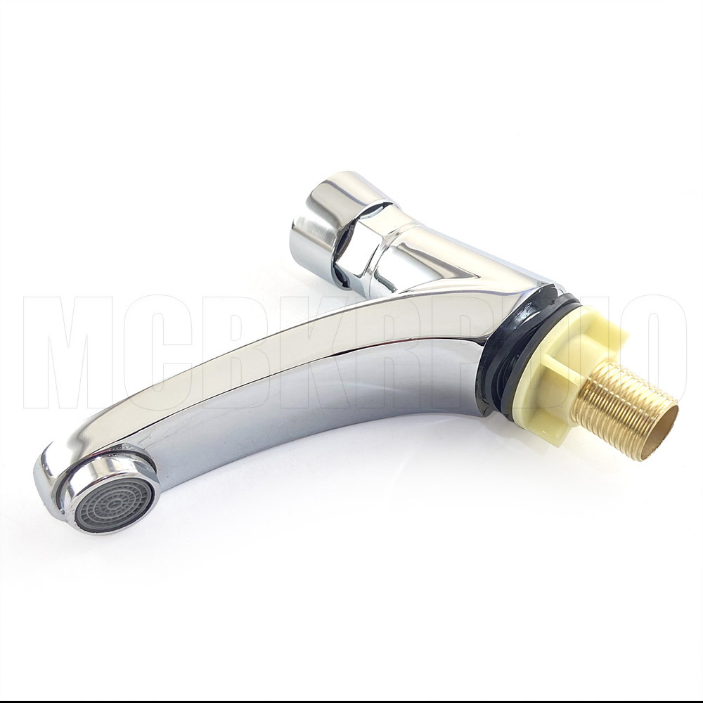 Bathroom zinc basin hand press type delay single cold faucet public toilet self-closing single cold faucet