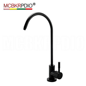 MCBKRPDIO Matte Black Single Handle 304 Stainless Steel Brushed Kitchen Sink Filter Lead-Free Drinking Purifier Water Faucet