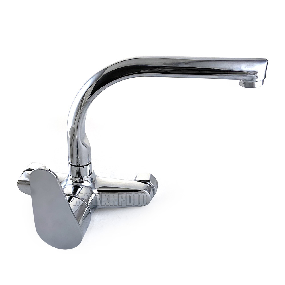 Faucet wall-mounted kitchen hot and cold double-hole faucet valve balcony laundry tub faucet