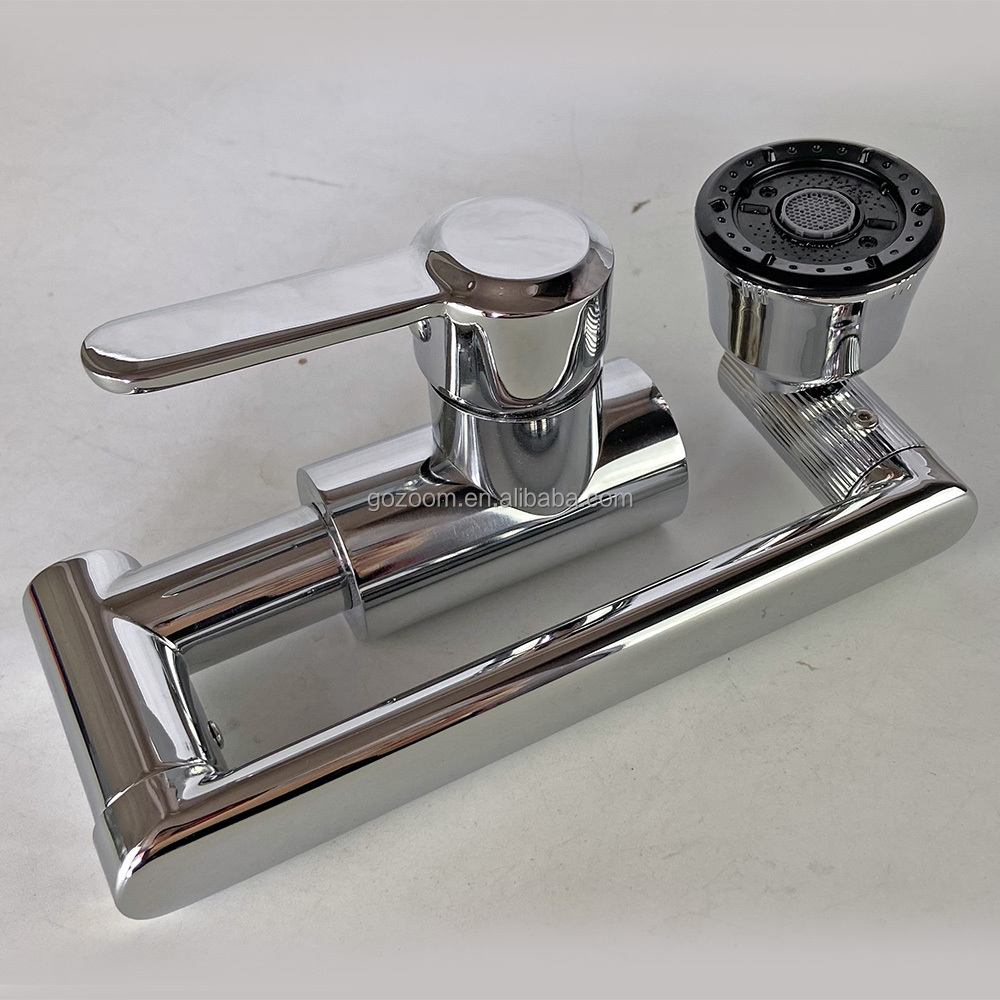 Washbasin Faucet Folding Kitchen Faucet 4 Function Universal Rotating Faucet