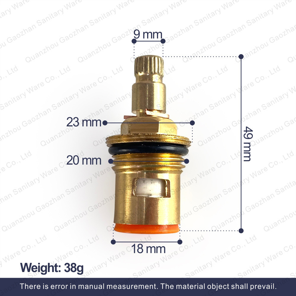 NEW Brass ceramic faucet cartridge ceramic disc brass cartridge Suitable for faucets in kitchens, bathrooms, washbasins, etc...