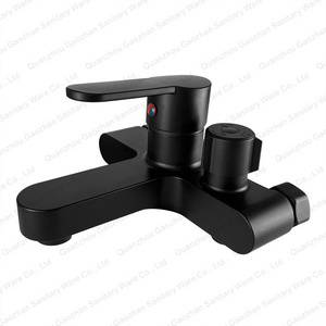 Hot Selling Shower Faucets Mixers Black Bathroom Tap Single Lever Bathroom Faucet