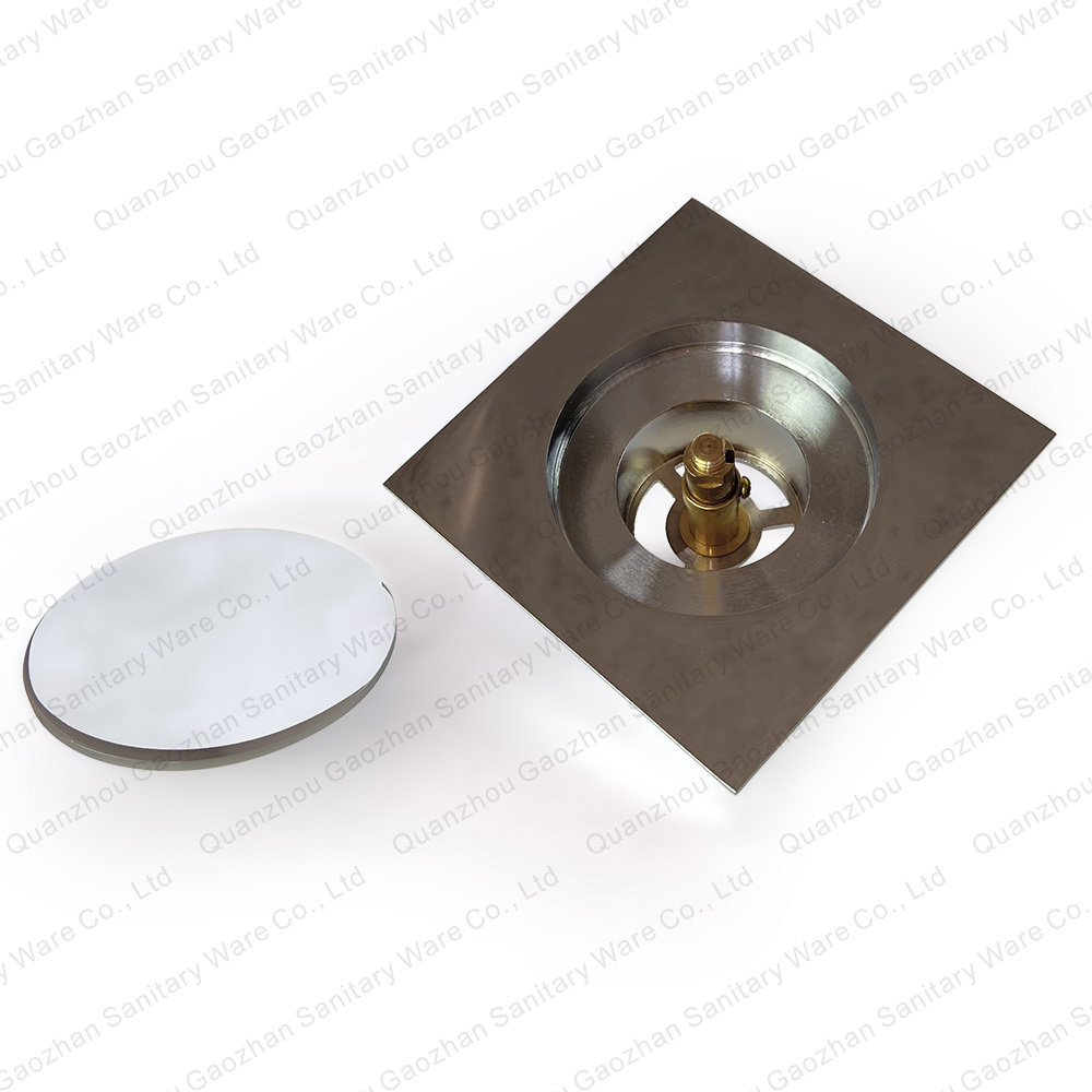 2023 New style Bathroom shower floor drain pop up Brass drainer stopper drain waste cover