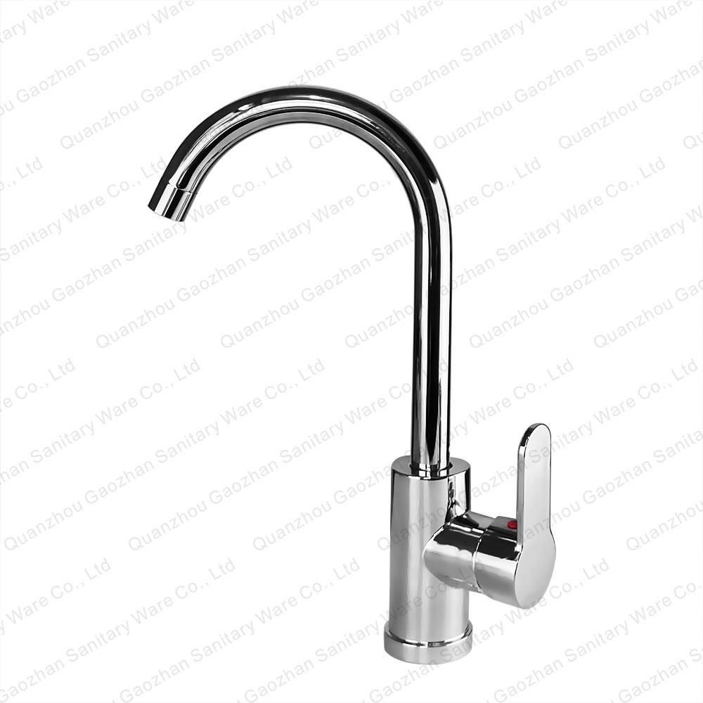 Modern high quality 360 rotating hot and cold 304 stainless steel kitchen sink single hole faucet