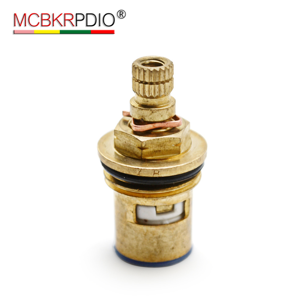 Brass ceramic faucet cartridge 15mm brass ceramic disc cartridge for valve