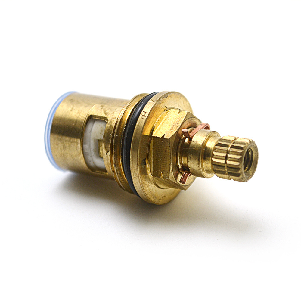 Brass ceramic faucet cartridge 15mm brass ceramic disc cartridge for valve