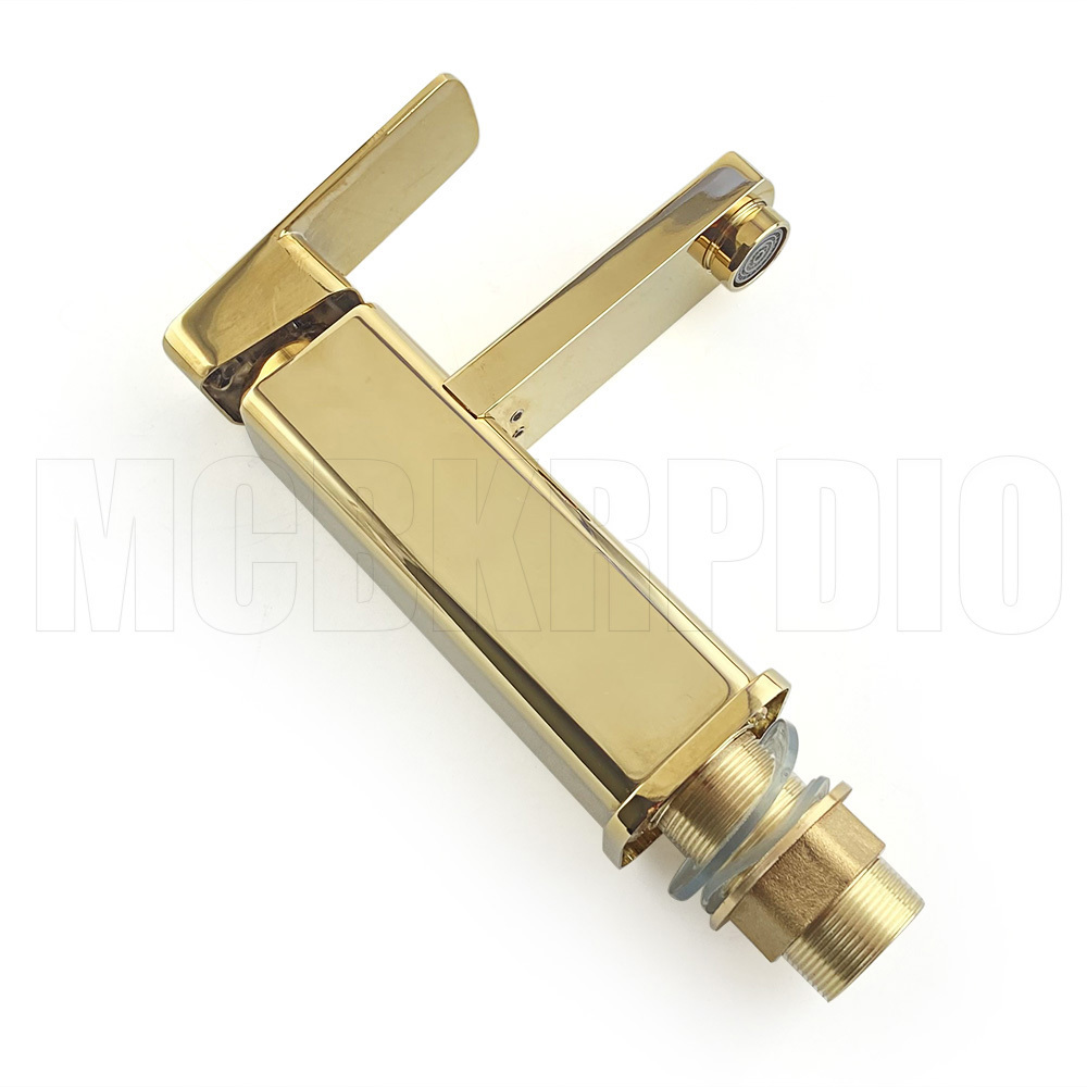 Zinc lavatory basin mixer faucets/bathroom taps and mixers bathroom copper high quality wash basin gold water tap