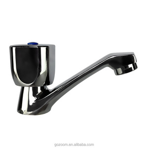 Sink Water Tap square wheel Single Cold Type Water Faucet G1/2 Single Hole Single Handle Lavatory Basin Bath Faucet Grifo