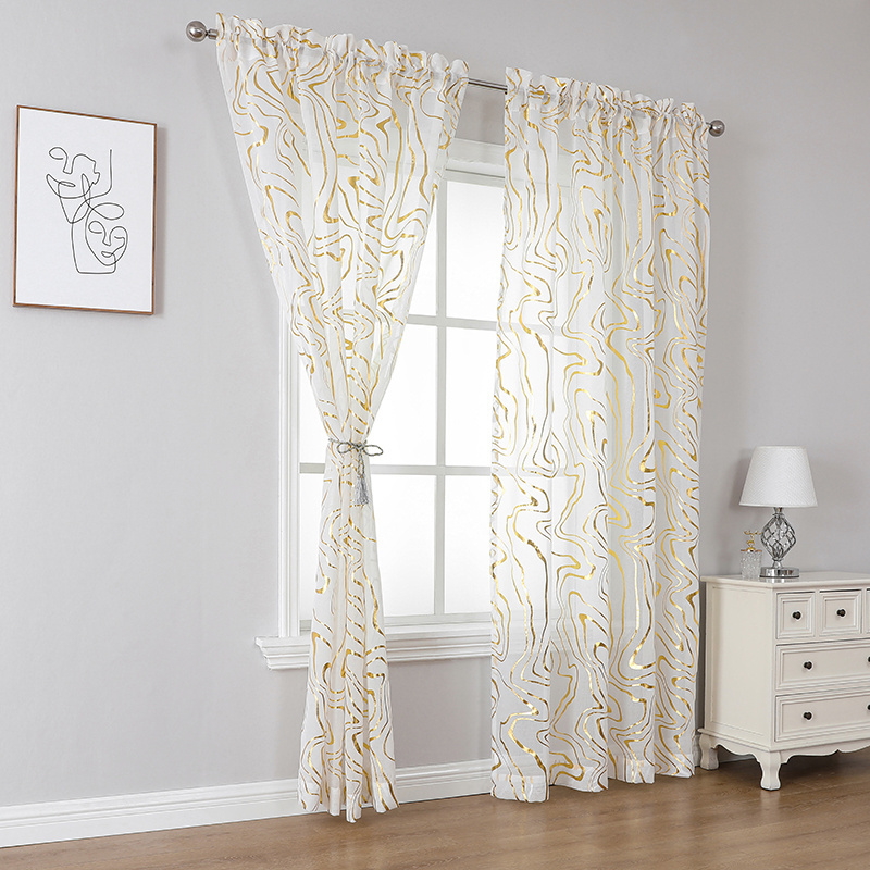 Ready Made Cheap Prices Turkish Floral Polyester Fabric Curtain For Bedroom