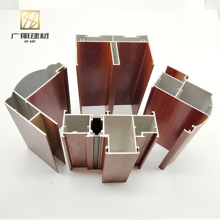 Aluminum section profile for doors and windows profile extrusion mould heavy duty sliding door aluminium profile