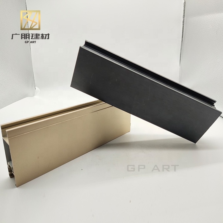 Different types of aluminum extrusion cases profile aluminium window track aluminum extrusion