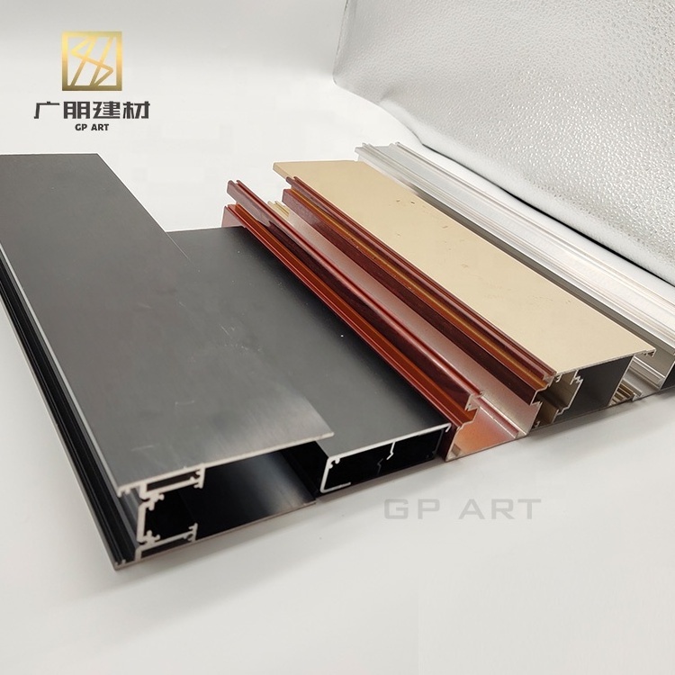 Different types of aluminum extrusion cases profile aluminium window track aluminum extrusion