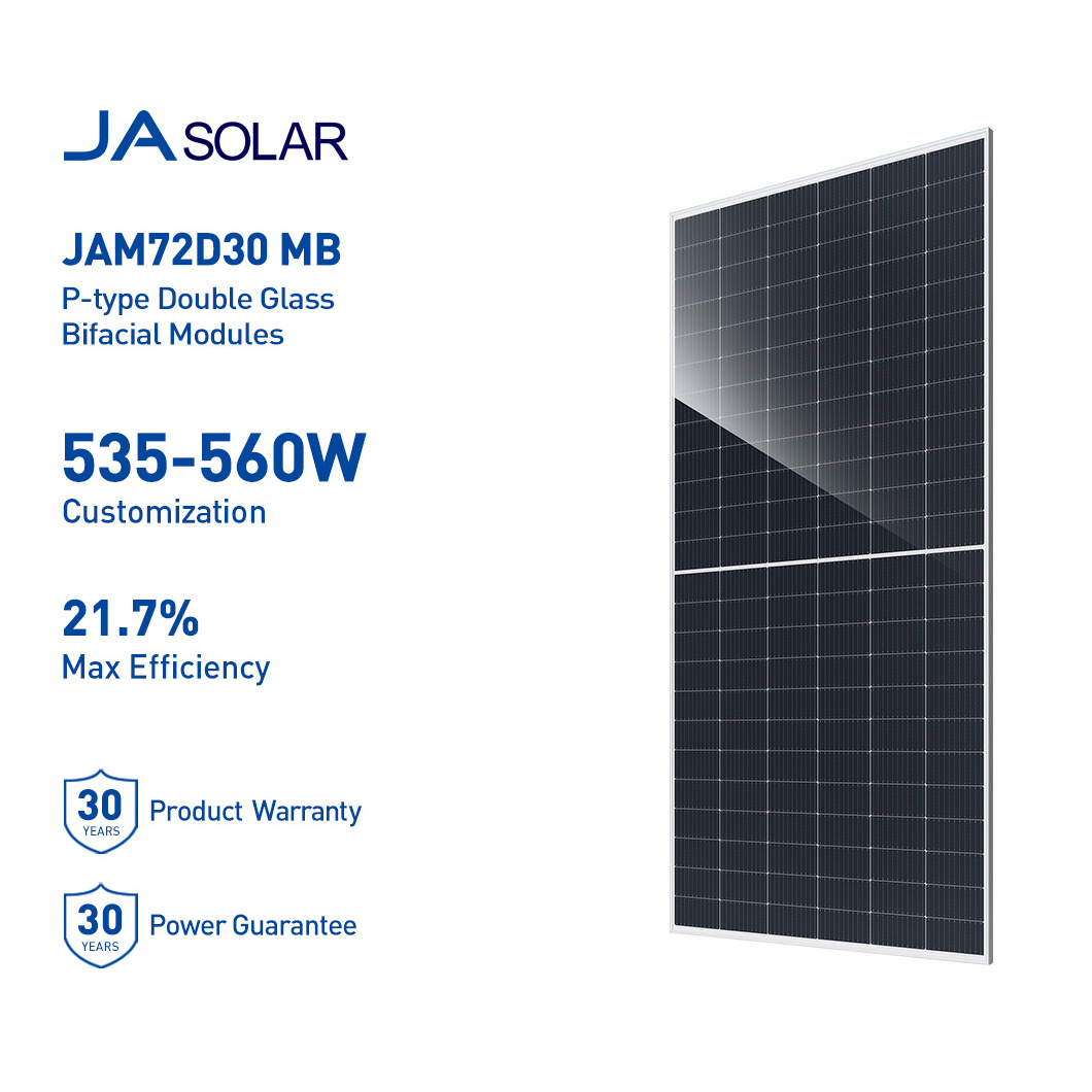 JA Solar Panel Deep Blue Sun High Powered 550Watts With Reasonable Price