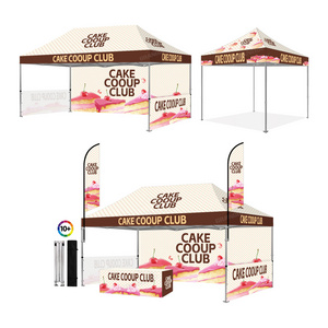 10x15ft 10x10ft aluminium Exhibition tents heavy duty garden  custom with logo Market Canopy Tent