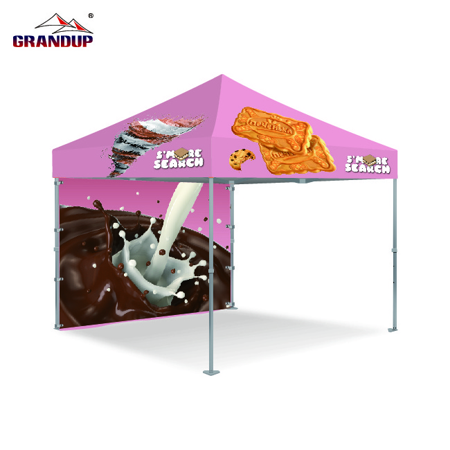 Free design Folding Canopy advertising Tent Gazebo pop up Tent aluminium Frame Outdoor Folding Trade Show Tent with sidewall