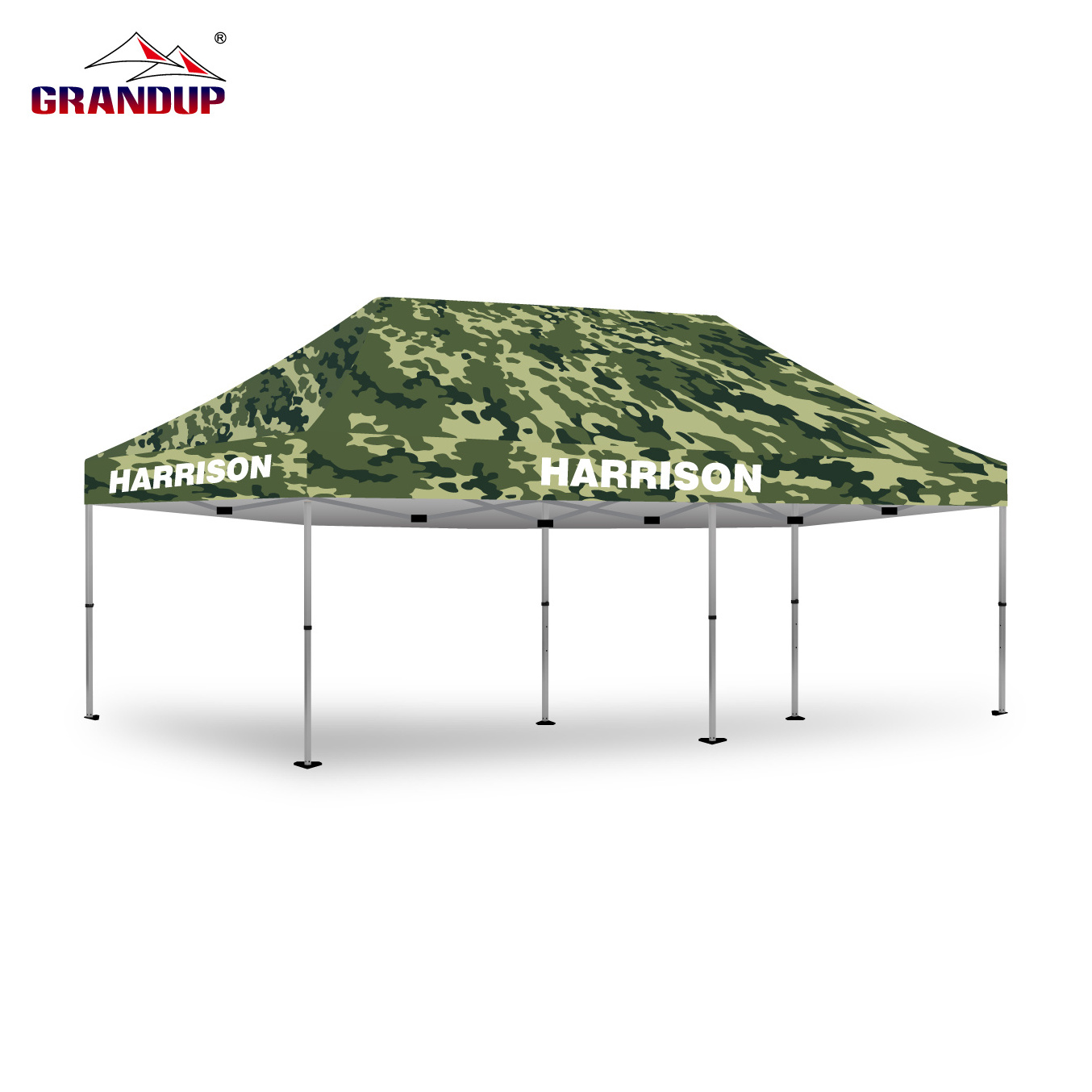 GRANDUP Custom Personalized 10x10 ft Pop Up Canopy Tent Event Aluminum Frame waterproof Advertising Folding trade show Tents