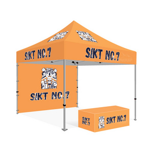 Custom 10x10 Promotional Branded Printed Gazebo Canopy Tent sidewall for market trade show tent