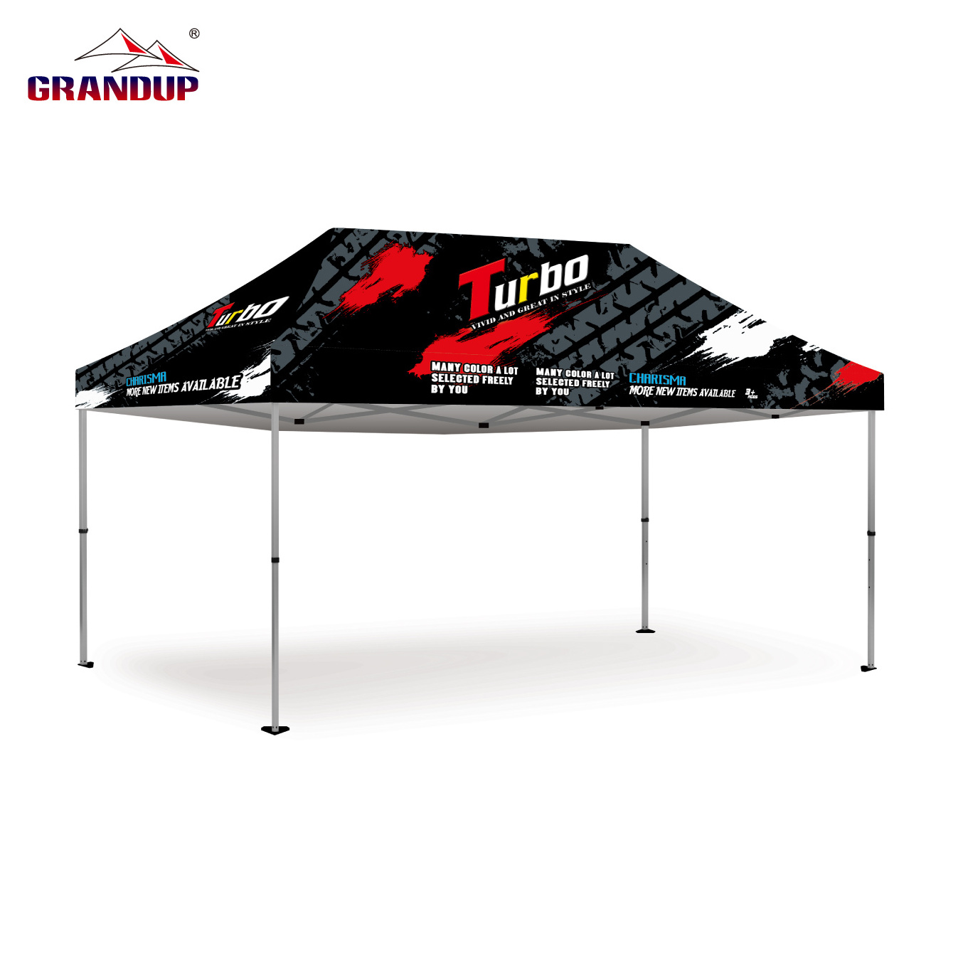 GRANDUP aluminium Exhibition tents Outdoor waterproof 3x4.5 folding tent pop up gazebo folding custom tent