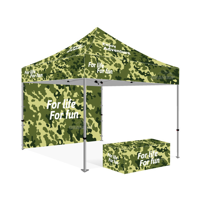 Custom 10x10 Promotional Branded Printed Gazebo Canopy Tent sidewall for market trade show tent