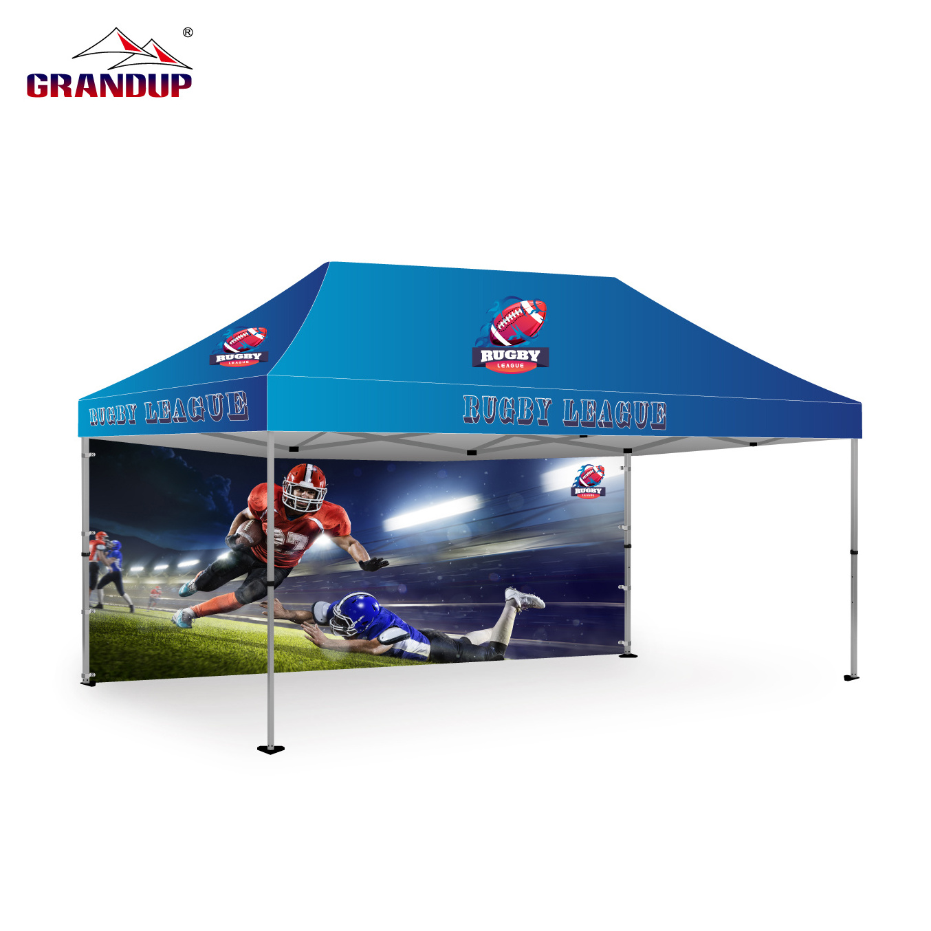 GRANDUP Free design Promotional Trade Show Tent Outdoor Portable Waterproof Durable Folding Pop Up Gazebo Canopy Event Tent