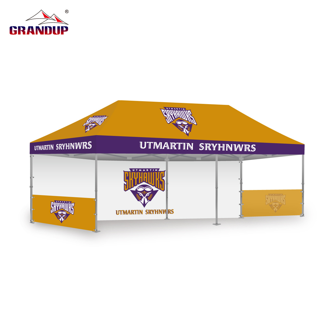 GRANDUP shelter canopy tent waterproof Aluminum Outdoor Folding Canopy Promotion Advertising Trade Show Market Tent