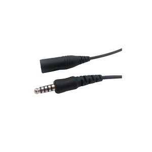 5 pole nexus tp120 jack plug with in-line cable for two way communication radios and headsets