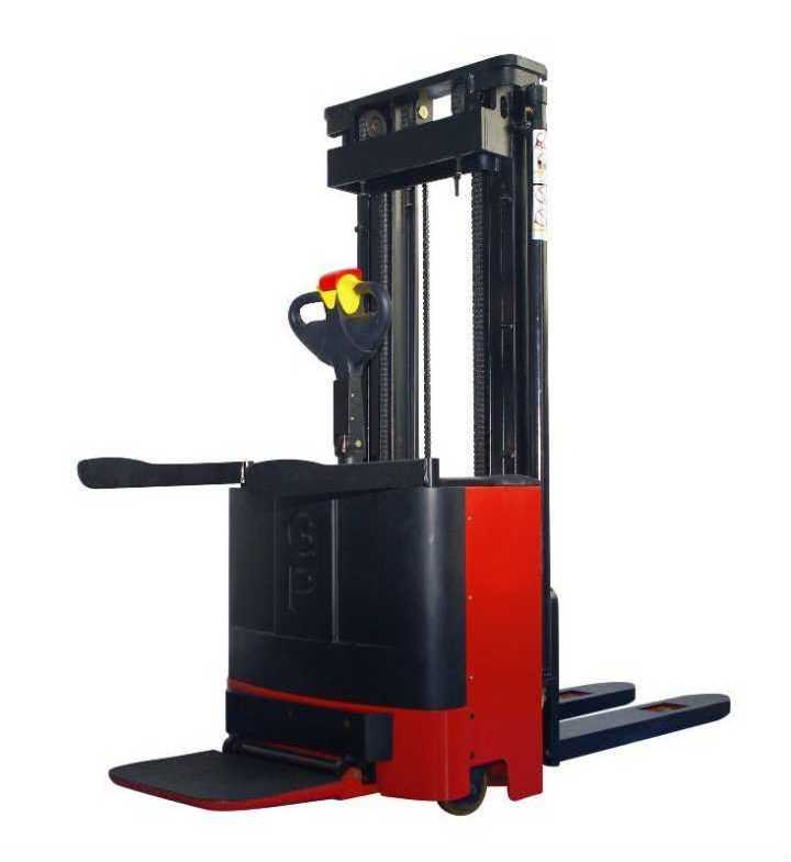 Low Cost Fully Electric Stacker Reach Stacker Types 1.5 Ton Automatic Electric Stacker