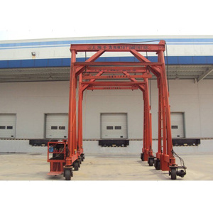 40 ton crane hometown RTG rubber tyre container gantry crane