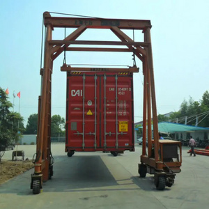 40 ton crane hometown RTG rubber tyre container gantry crane