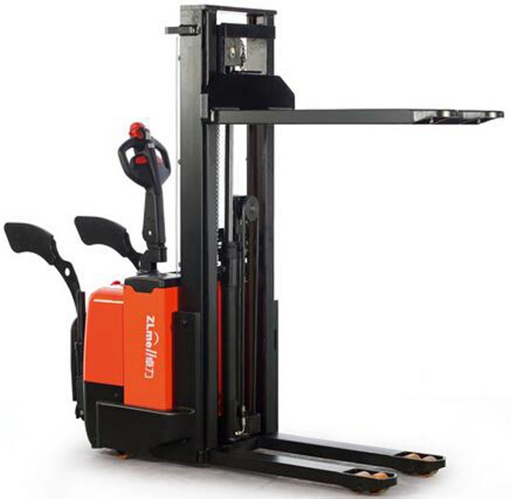 Low Cost Fully Electric Stacker Reach Stacker Types 1.5 Ton Automatic Electric Stacker