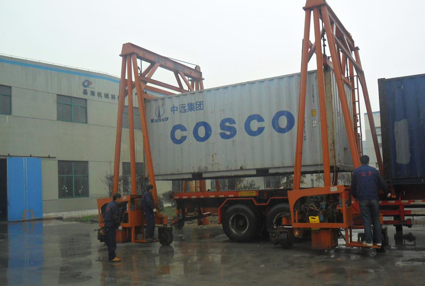 40 ton crane hometown RTG rubber tyre container gantry crane