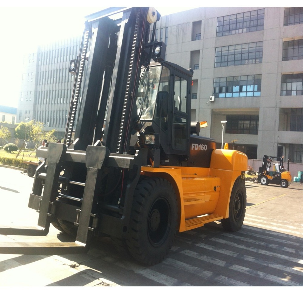 CPCD160 16 ton diesel forklift with solid tires