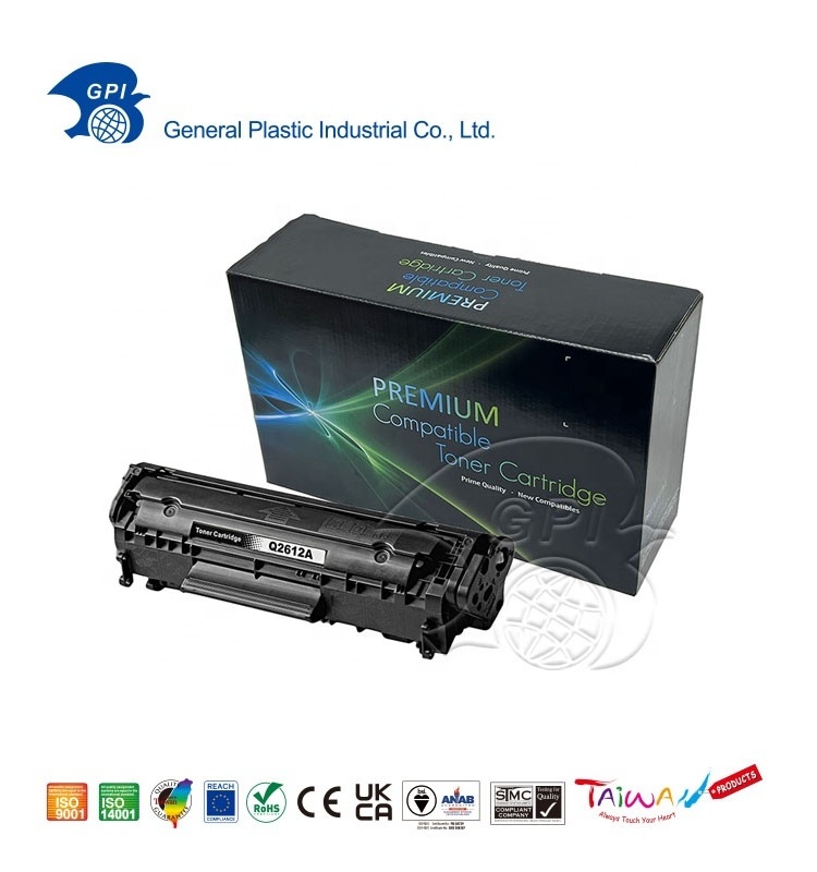 GPI Q2612A  12A CRG 103 303 703 903 104 FX9 FX10 Printer Toner Cartridge For HP