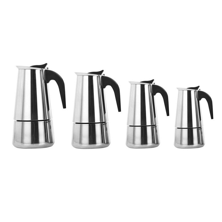 Profesional Moka Coffee Pot Set 3 cup Moka Pot Stainless Steel Espresso Electric Maquinas Cafeteras Express Moka Pot