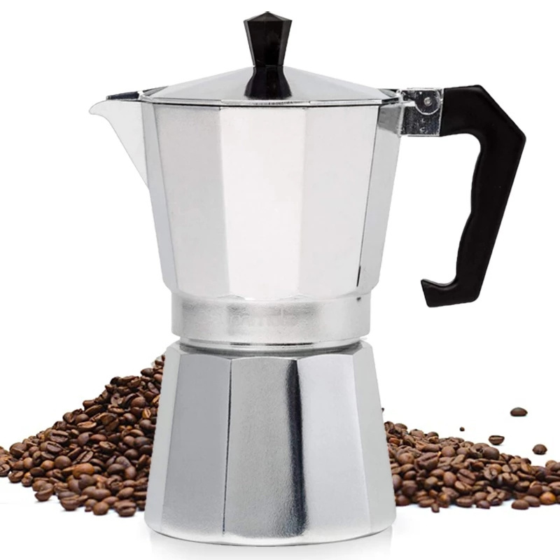 Portatil Cafetera Profesional 6 cups Coffee Espresso Cafetera Express Italiana Barata Set Moka Pot Cafeteras