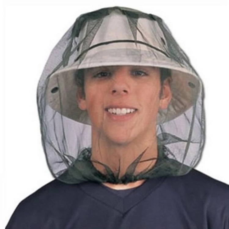 Travel Camping Anti Bug Mosquito  Head Face Wash Net Sombrero de Pesca Outdoor Survival Mesh Hat