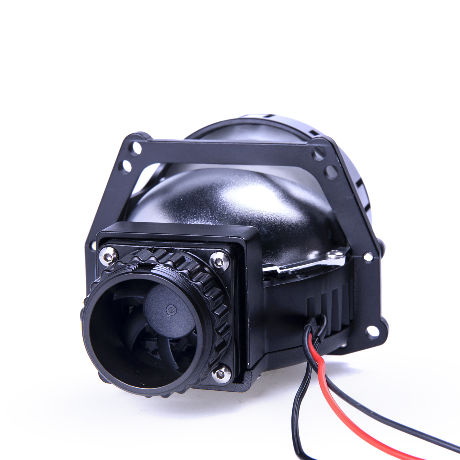 New H7 9005 H4 bi led projector lens headlight direct install led projector lens light 3 inch bi led