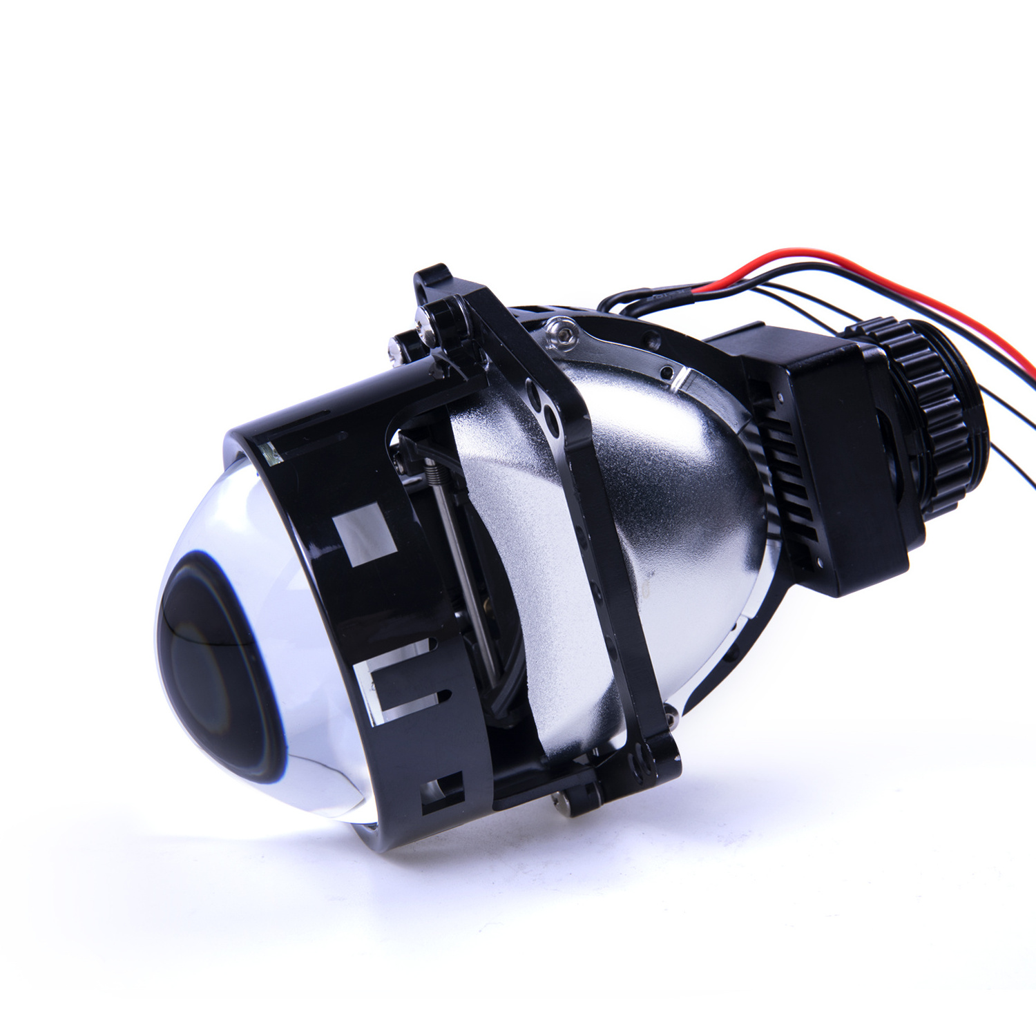 New H7 9005 H4 bi led projector lens headlight direct install led projector lens light 3 inch bi led