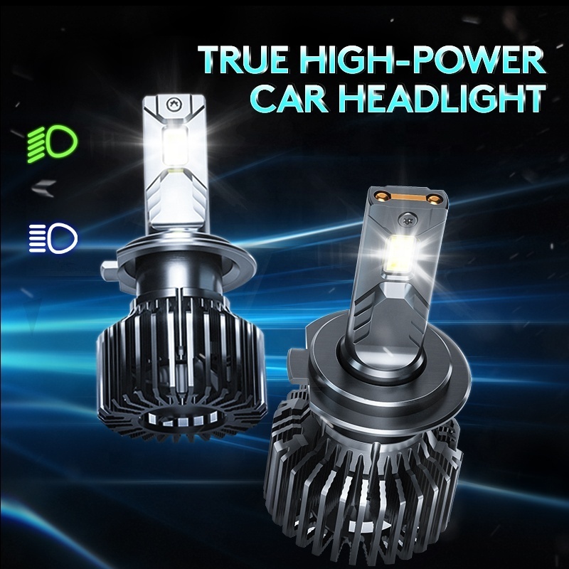 GPNE  75A Double Copper Tubes Car LED Headlamp Bulbs H11 H4 15000LM  LED H7 9005 Canbus Car Lights for Autos