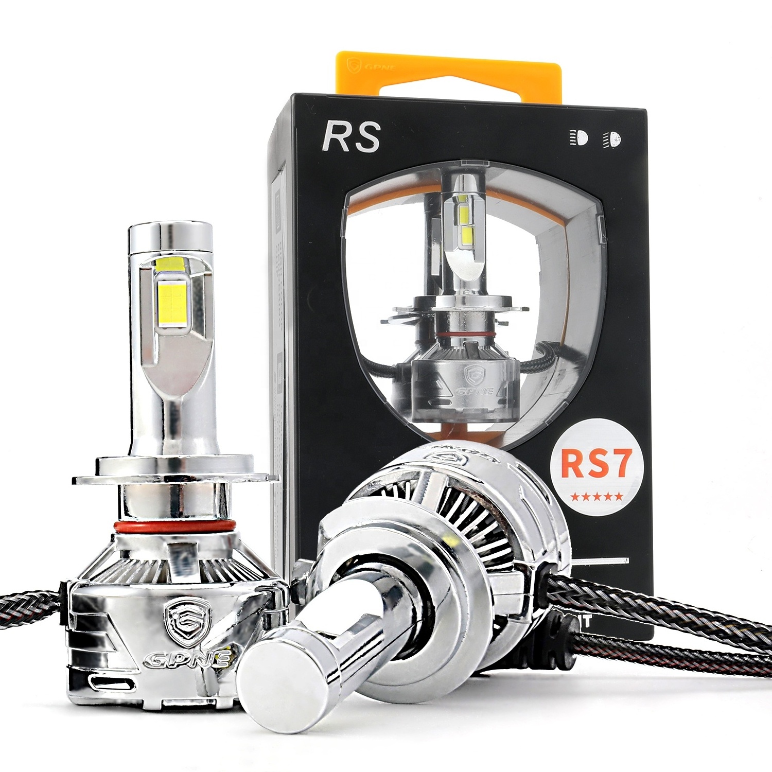 GPNE RS7 h4 led headlight car bulb 110w high power h11 h7