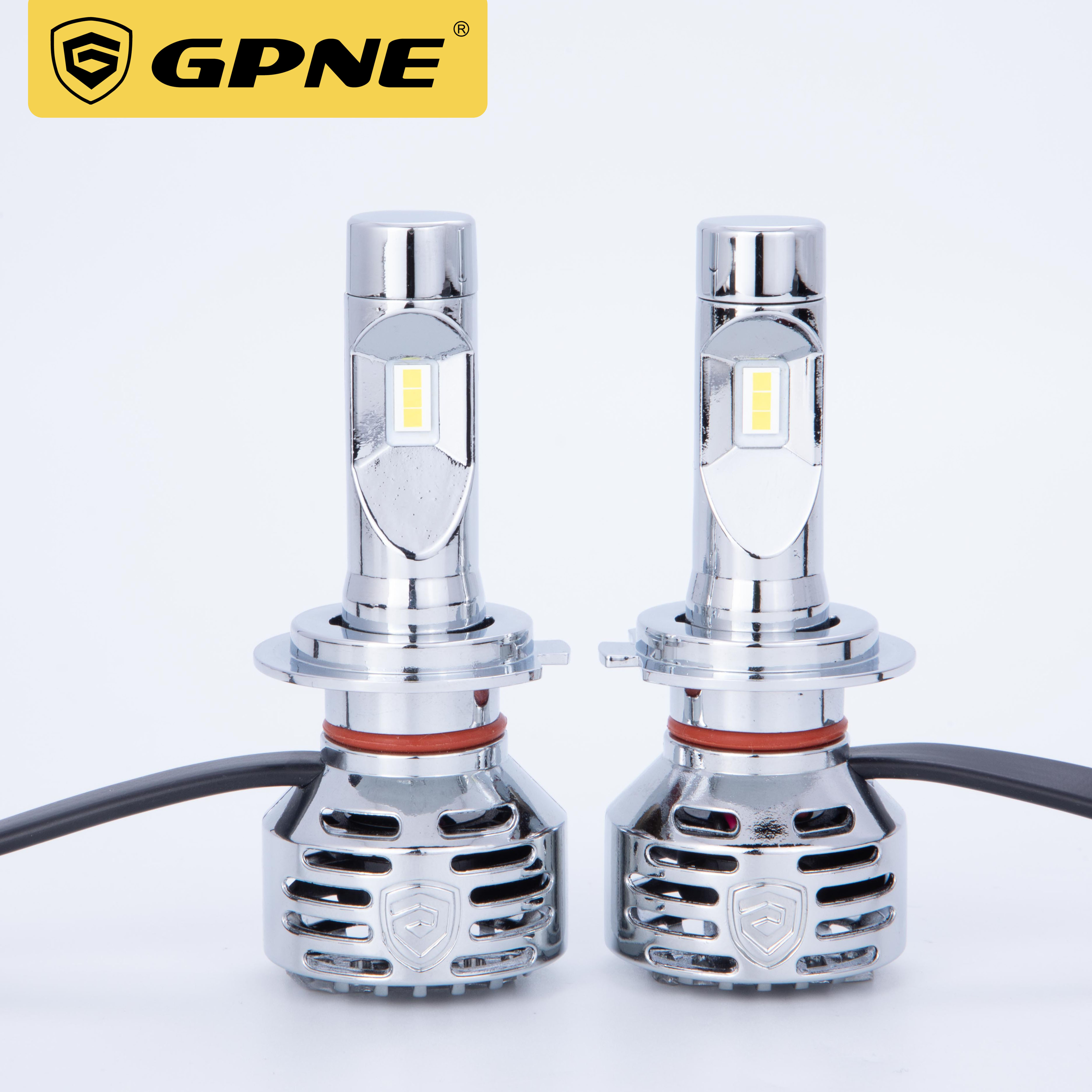 GPNE High quality R3 38w/bulb 16000LM/pair 6000K led headlight h4 special appearance design super bright Canbus led bulb for car